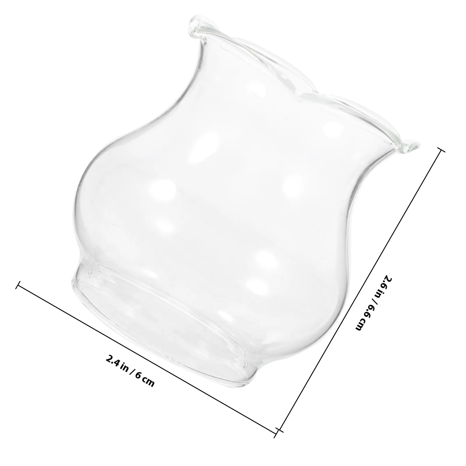 غطاء مصباح زيتي شفاف مقاوم للرياح، تصميم قديم محمول للتخييم، غطاء مصباح زيتي بديل