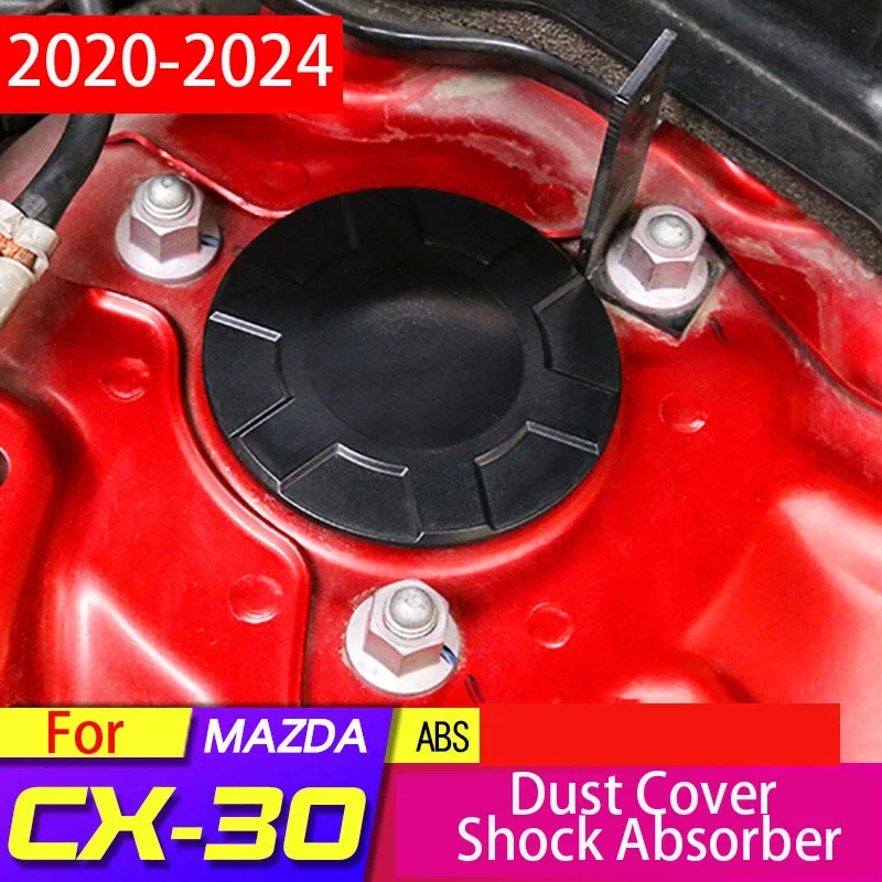 Dust Cover Shock Absorber Screw Protection Cover Decoration for Mazda 3 CX30 CX-30 Interior Accessories 2020 2021 2022 2023 2024