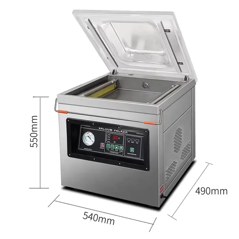 for Dz-400 Vacuum Sealer Machine Table Top Single Chamber Food Packer for Seafood Grain Rice Tea Brick Packaging Equipment