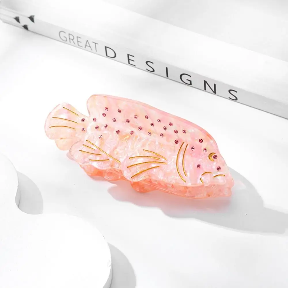 

Sweet Ocean Animal Hair Clip Acetic Acid Korean Style Crab Fish Hair Claw Hair Accessories Beach Headwear Geometry Shark Clip