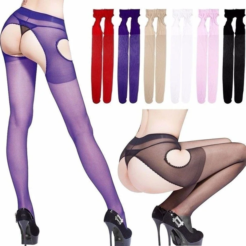 New Fashion Womens Socks Open Pantyhose Stockings