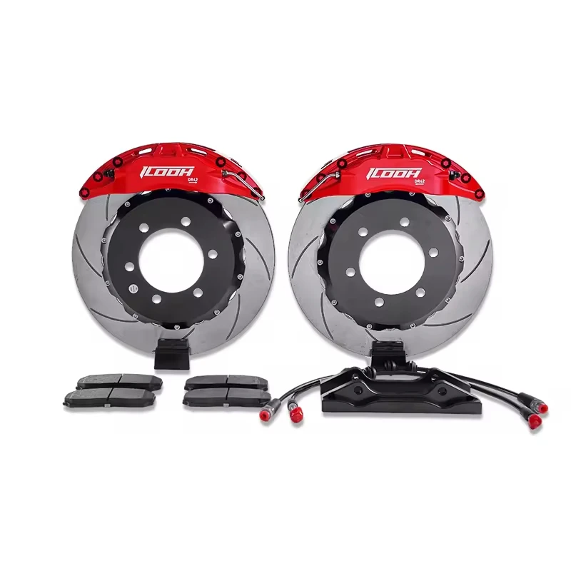 

Комплекты модифицированных гоночных 4-поршневых тормозов ICOOH DR4 с большими роторами 330/345/355/362 мм для Audi A3 A4 A5 A6 по заводской цене