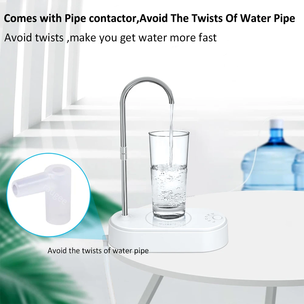 Electric Drinking Water Pump Automatic Water Dispenser For Gallon Drinking Water Bottle Pump For Home Office Portable Cold Water