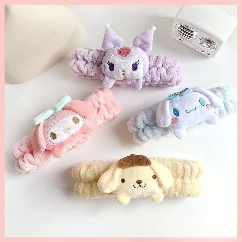 

Sanliou Plush Hair Band Cartoon Cute Jade Guigou Wash Hair Band Hair Band Wash Face Hair Band Headwear Girl