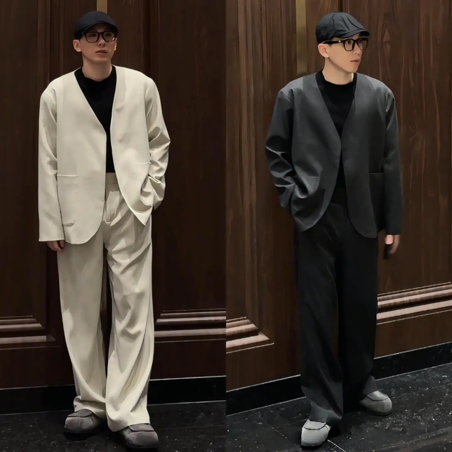 

Spring New Arrival Men's Casual Comfortable Fashion Suit Set Straight Leg Leisure Pants Long Sleeve Suit Jacket Youth Style