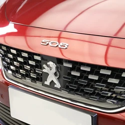 3D Car Front Grille Emblem Sticker Rear Trunk Badge Decor Decals For Peugeot 206 307 308 3008 207 208 407 508 2008 5008 107 106