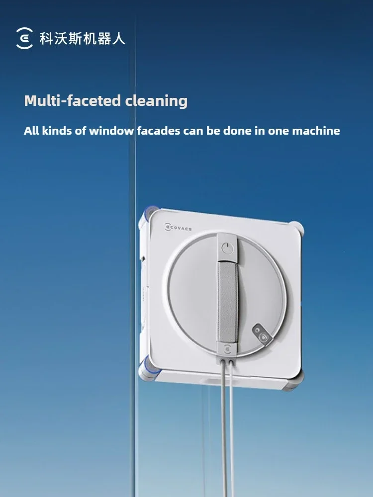 Ecovacs رذاذ الماء منظف النوافذ روبوت W2S منظف المنزل الذكي التلقائي بالكامل Limpia Vidrios Ventanas الكهربائية Do Mycia Okien