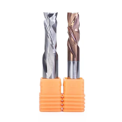 Weix machine cad cam lathe sharpener 2 slot compression carbide end mill wood cnc tool cutter head for cnc router