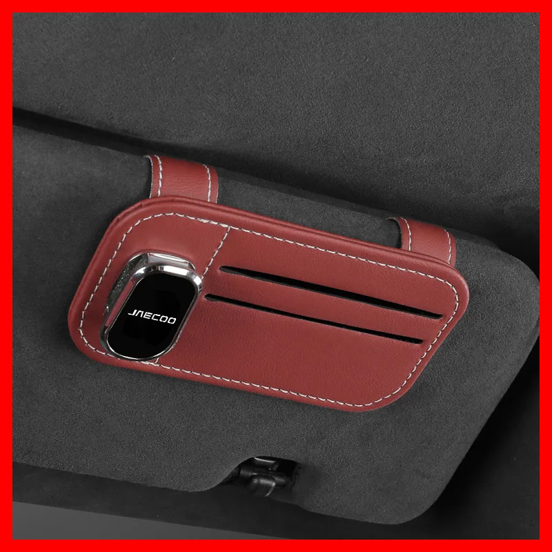 

Multifunction Car Logo Glasses Clip For Chery Jaecoo J7 J8 2023 24 2025 Car Interior Accessories Car Card Clip Sunglasses Clip