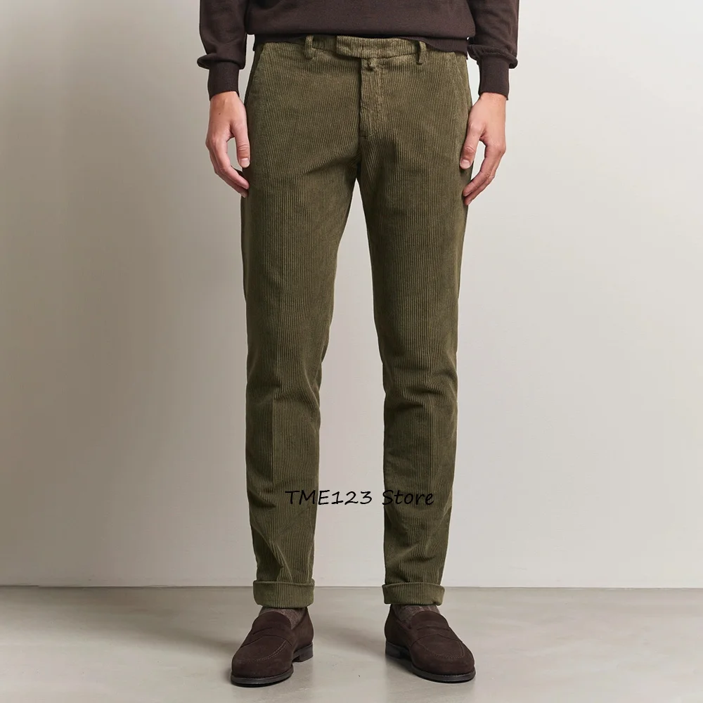 بنطلون رجالي سروال قصير من القماش للرجال ذو ساق مستقيمة للأعمال بنطلون كاجوال خياطة الملابس الكلاسيكية #1