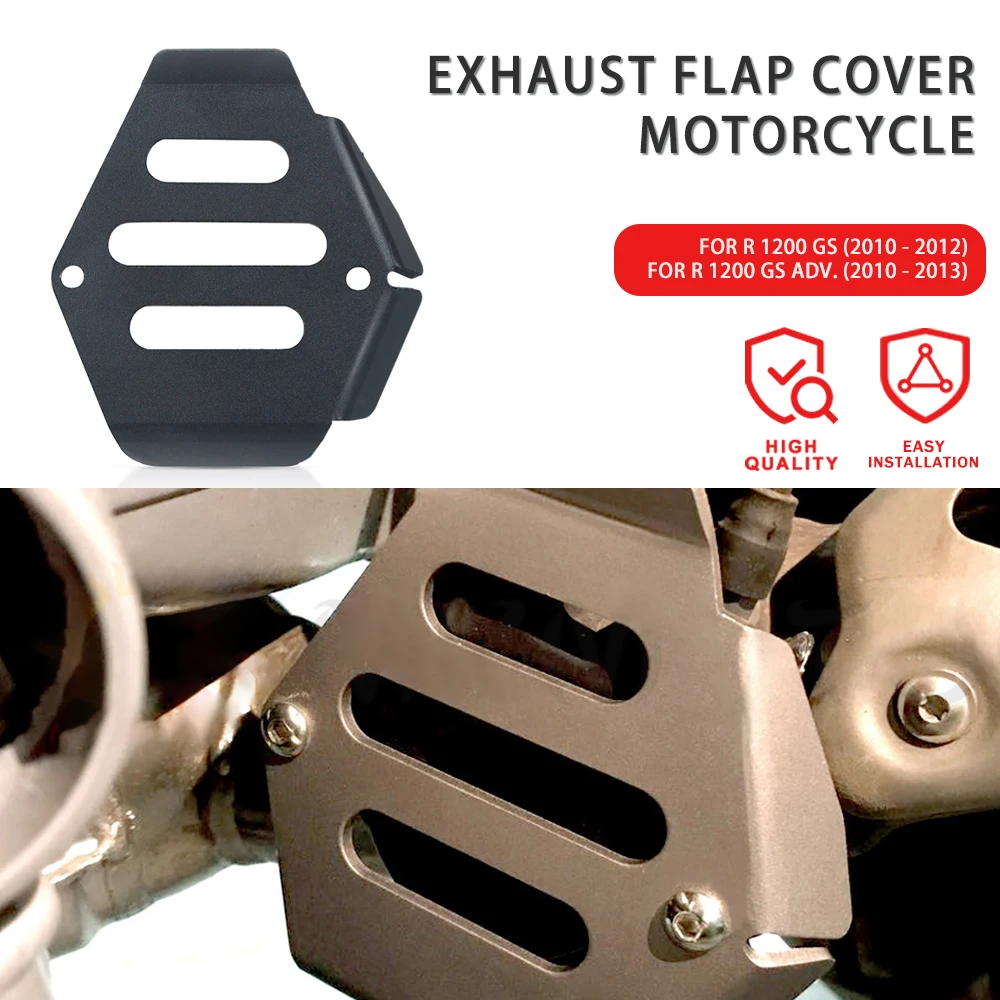 

Motorcycle Accessorios AluminumExhaust Flap Cover Protector FOR BMW R1200R R1200 R RT R1200RT R1200GS R 1200 GS 2011- 2014