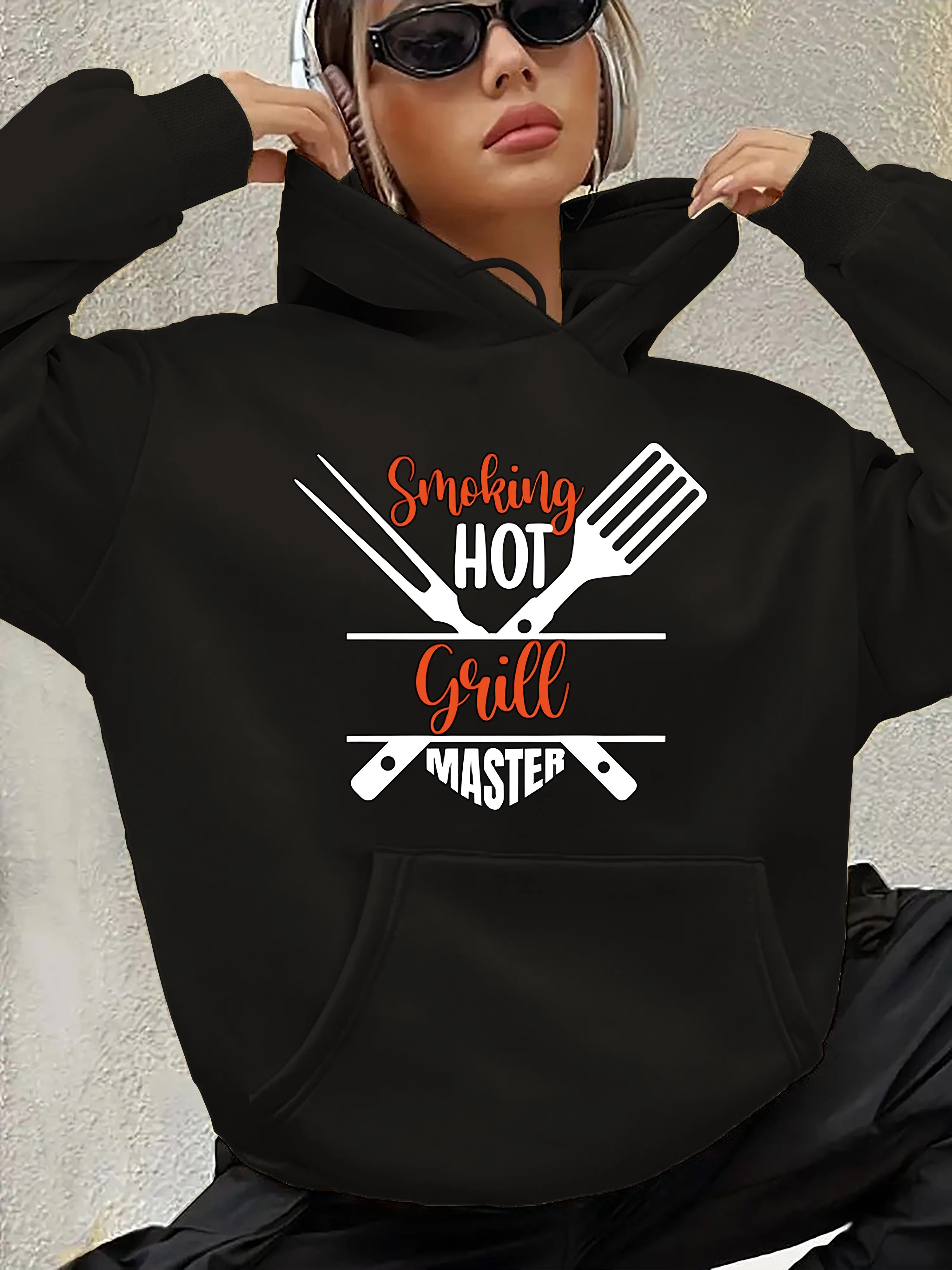 

Graphic Printing Autumn and Winter Pure Cotton Men's and Women's Hoodies Casual Outdoor Street Sports Training Brand Trend