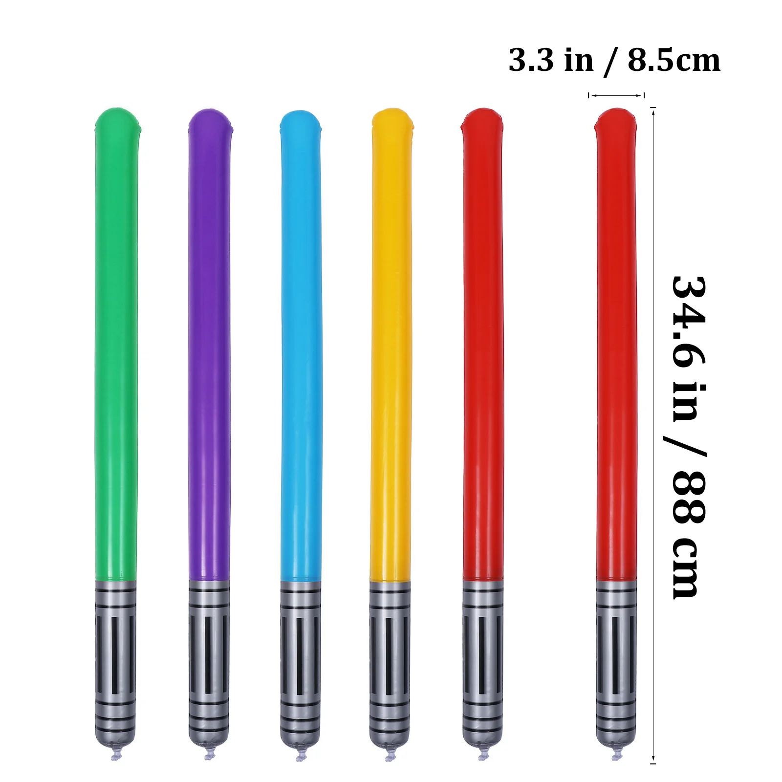 Lumière gonflable pour enfants, 6 pièces, ensemble cadeau de jeu de fête en Pvc Jumbo, gonflable, sûr, amusant, décoration de nuit