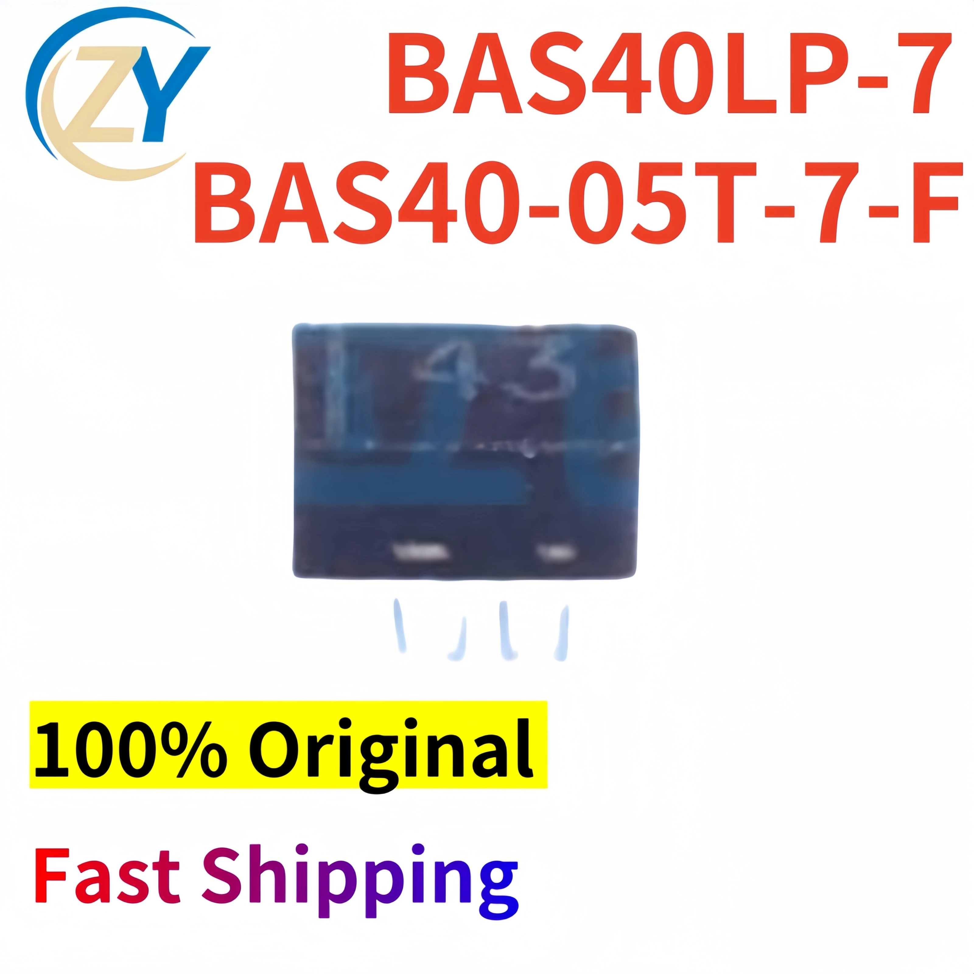 (20pcs) BAS40 BAS40LP-7 Schottky Diodes BAS40-05T-7-F X1-DFN1006-2 100% Original & In Stock