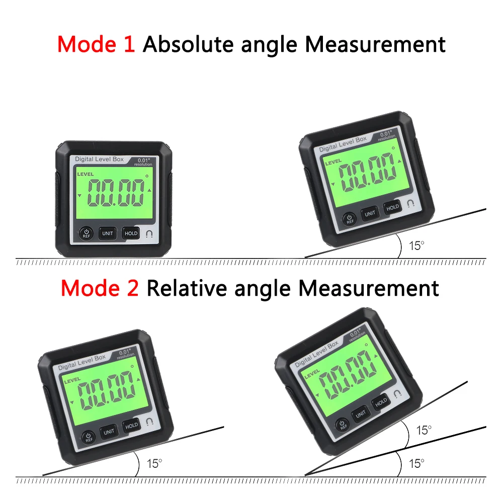 Escala Horizontal Régua Angle Finder, Angle Finder, Nível Elétrico, Ferramenta de Medição Ângulo, Régua Digital, 90 Graus inclinômetro