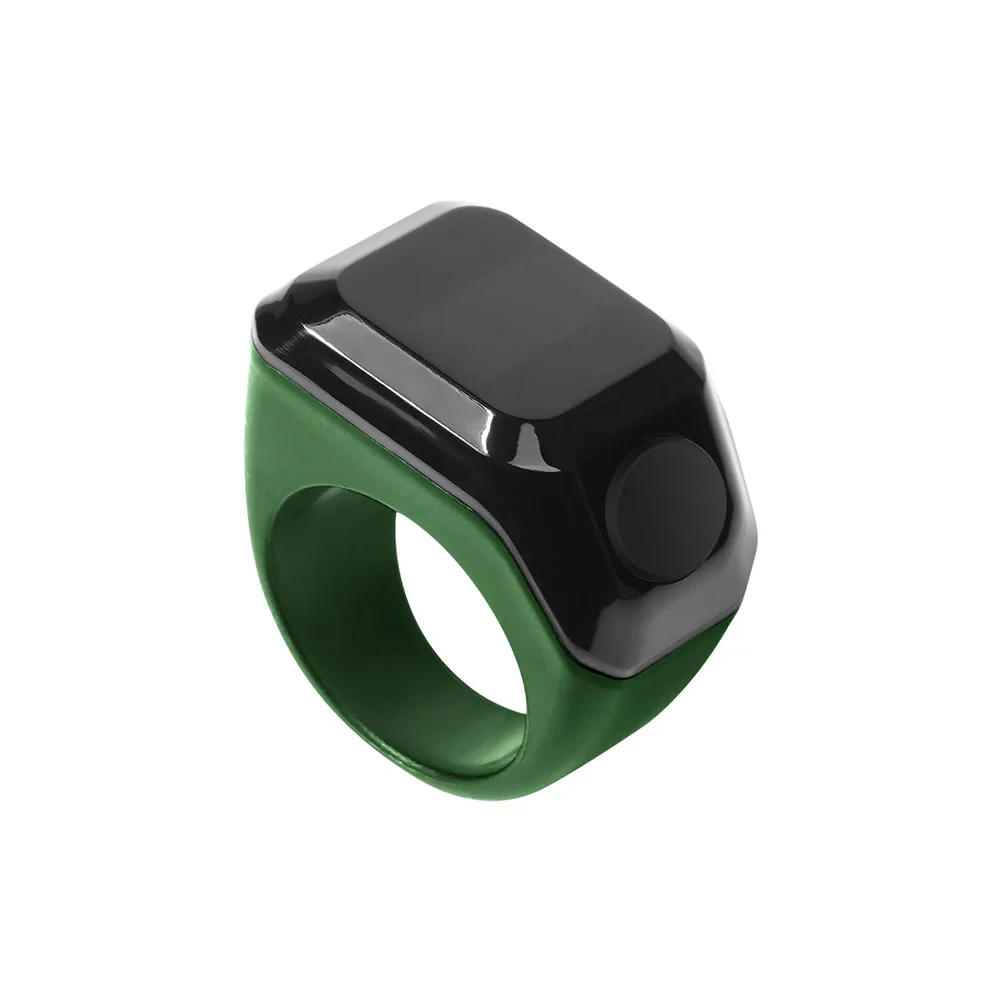 Smart Rechargeable Tasbih Counter Ring Waterproof Display For Zikr Prayer Reminder Muslim Digital Finger Counter 3 Sizes