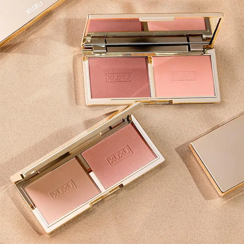 1/2/5 2 Color Blush Palette Gentle Face Pigment Rouge Face Makeup Cheek Rouge Face Contour Blush Face Blusher Face Makeup