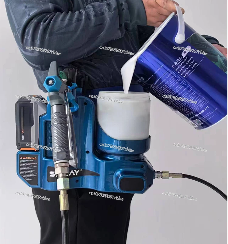 2024 Hot Sell High Pressure Putty spraying Machine Airless Paint Sprayer Hvlp Battery Spray