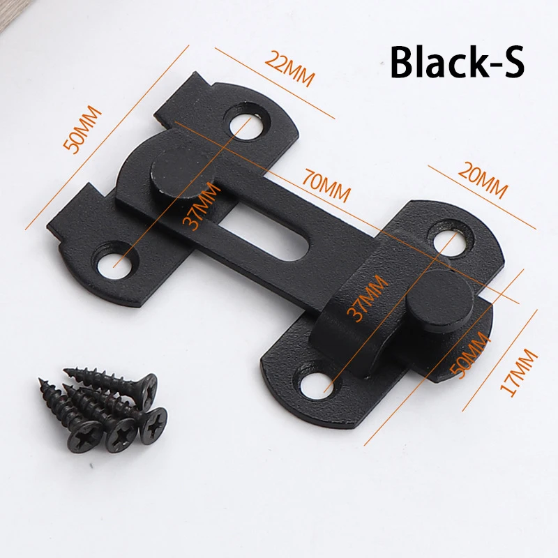 180 Degree Sliding Barn Door Latch Stainless Steel 180° Flip Latch Door Bolt Wine Cooler Closet Door Hardware Gate Latch