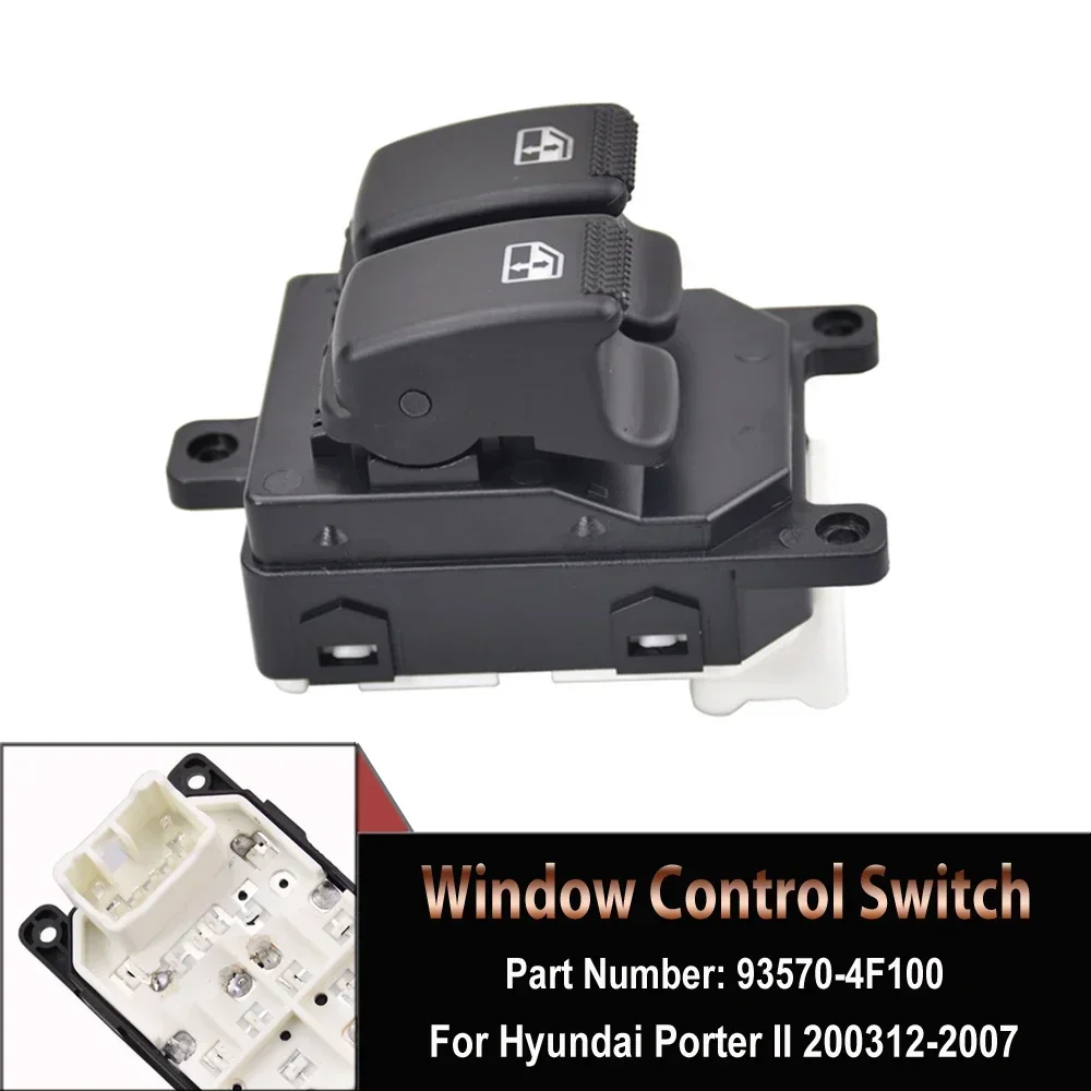 New 7 Pins Electric Window Switch Power Window Master Switch 93570-4F100 935704F100 Car Styling For Hyundai Porter II 2003-2007