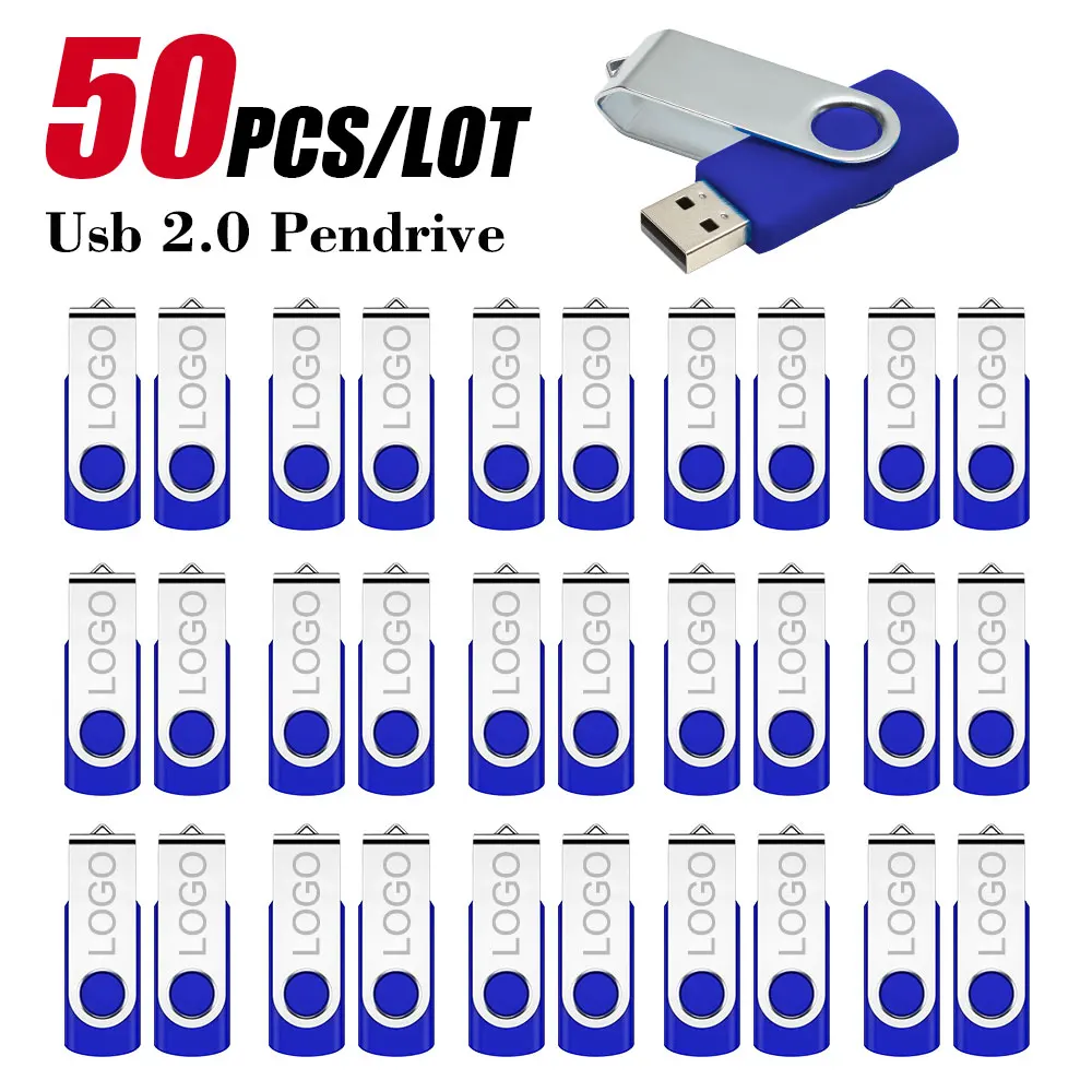 

50PCS/lot Colour USB 2.0 USB Flash Drive 8GB 16GB 32GB 64GB USB Stick Pen Drive 1GB 2GB4GB Pendrive for Smart Phone/PCCustom