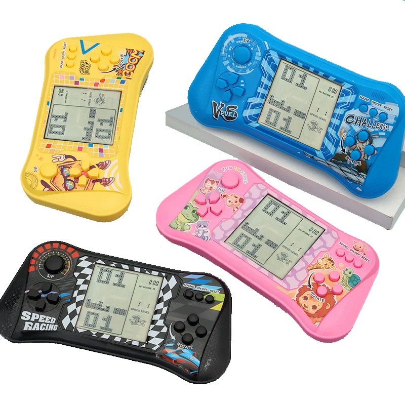 Consola de juegos electrónicos para niños, máquina clásica de ladrillo