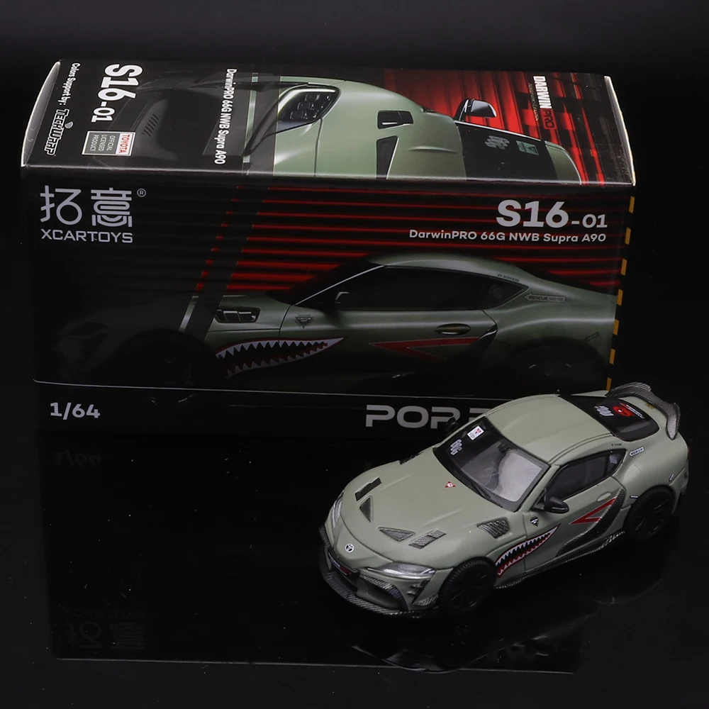 XCARTOYS POPRACE 1/64 Co-branded Float Series Toyota GR86 Porsche Martin GTR Alloy Model Toy Action Figure Cars