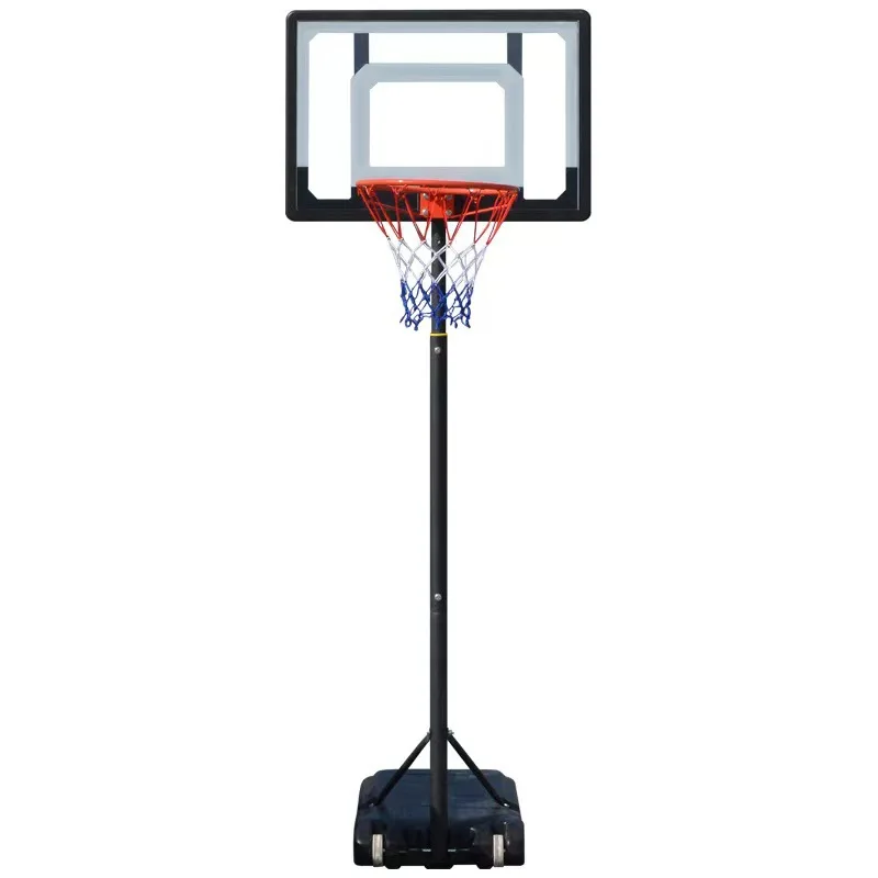 2026 Portable Basketball Hoop with PE Backboard-Black & Red Color Indoor/Outdoor Usepromote sales