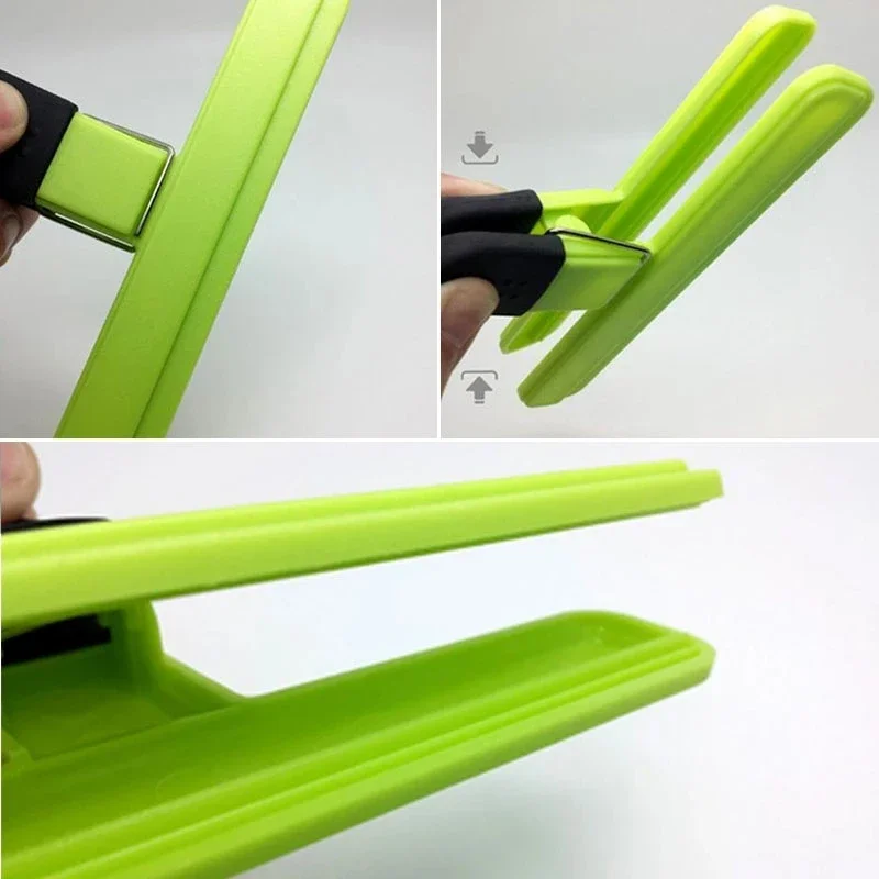 Portable Kitchen Storage Food  Travel Plastic Tongs  Snack Seal Sealing Bag Clips Sealer Clamp Storage Tool Kitchen Accessories