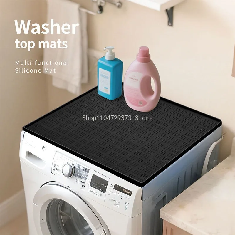 

1pc Silicone Pad for The Top Cover of The Drum Wash Machine/Dryer Dust Cover Protective Pad for Household Wash Machine Parts