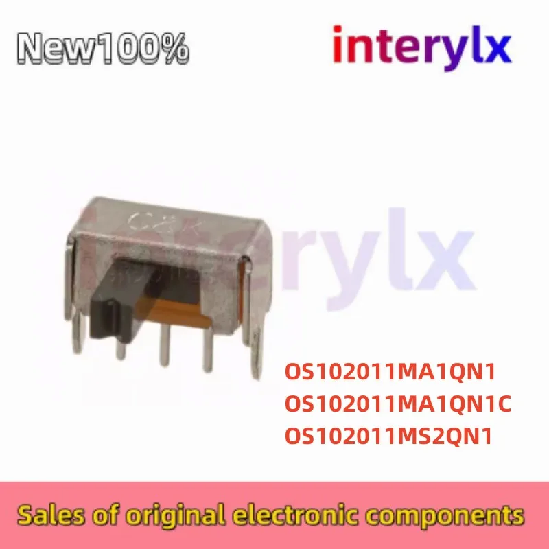 10-100Pcs/Lot OS102011MA1QN1 OS102011MA1QN1C OS102011MS2QN1 Original slide switch toggle