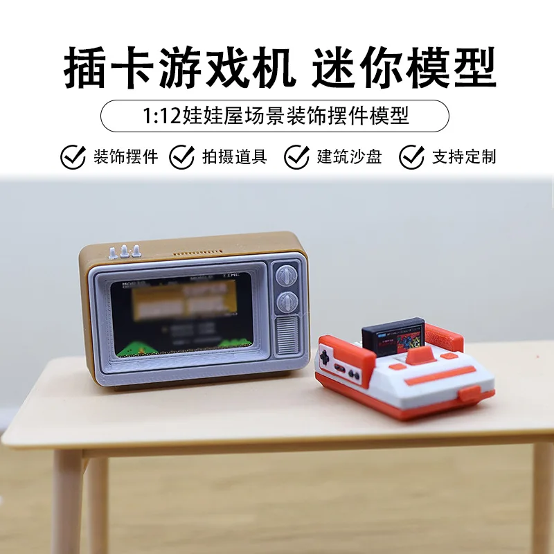 acessorios-para-casa-de-bonecas-modelo-de-cena-de-sala-de-estar-mini-modelo-de-tv-retro-console-de-jogos-de-simulacao-brinquedo-em-miniatura
