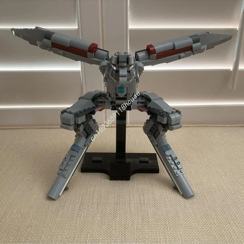 512pcs MOC Metal Gear Ray Iconsed Model Building Blocks Construction Toy DIY Creative Idea Christmas Gifts Education Brick Kids