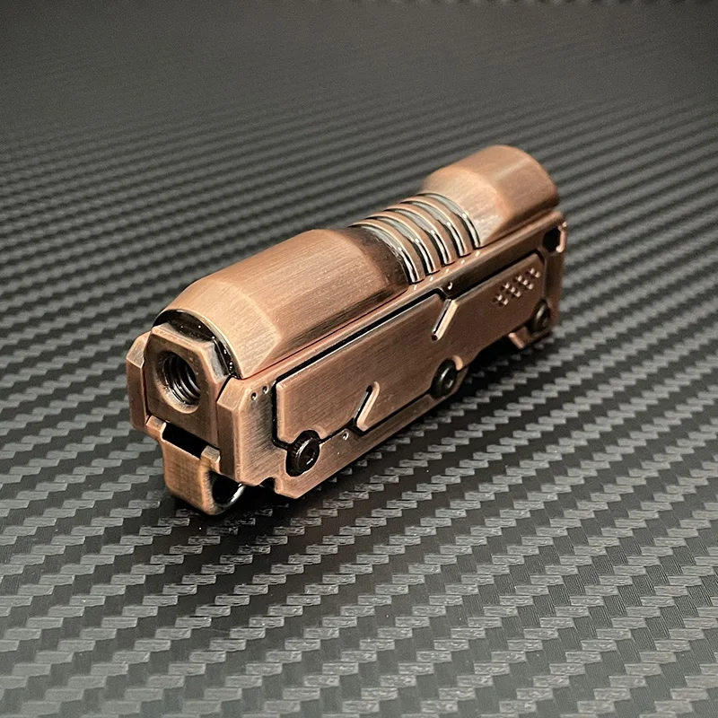 Muzzle EDC Fidget Slider Zinklegierung Fidget Toys ADHS Tool Stressabbau- und Entspannungsspielzeug für Erwachsene Freizeit Push Slider