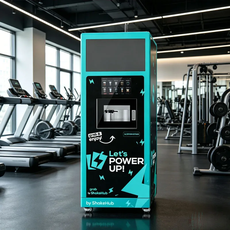 

Fitness Protein Shake Machine Smart Smoothie Vending System for Health Club Retail Business Wholesale Customized