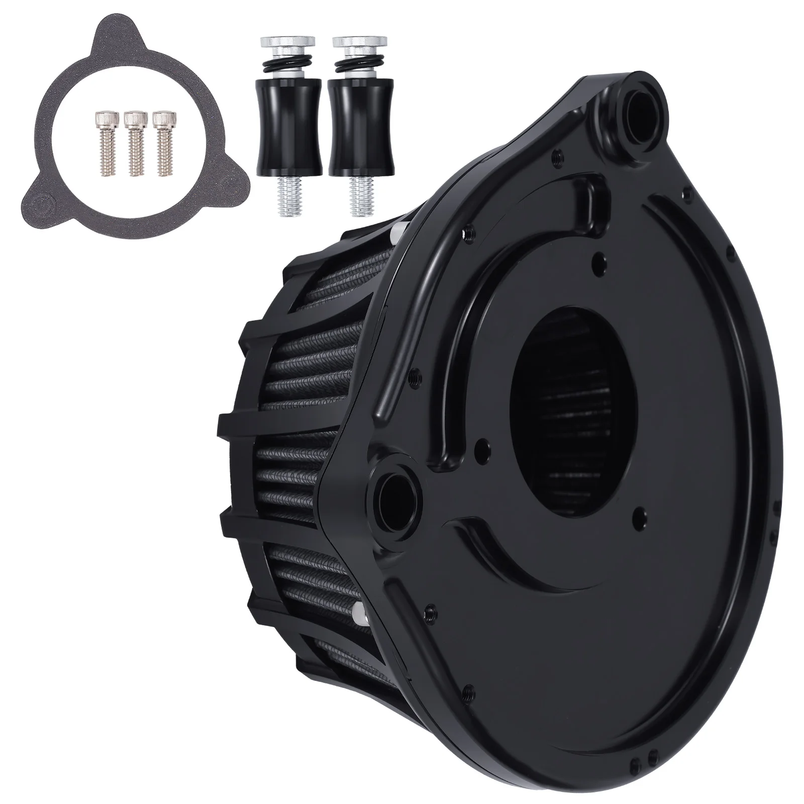 

Aluminum Turbine Air Cleaner Filter Intake System for Harley Touring Dyna