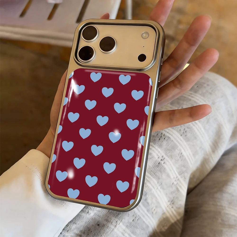 Luxuriöse Herzförmige Gummihülle für iPhone 15 17 13 Pro Max Phone 11 12 ProMax 14 15 16 Plus Hüllen Stoßfest Minimalistisch Funda – Detail 11