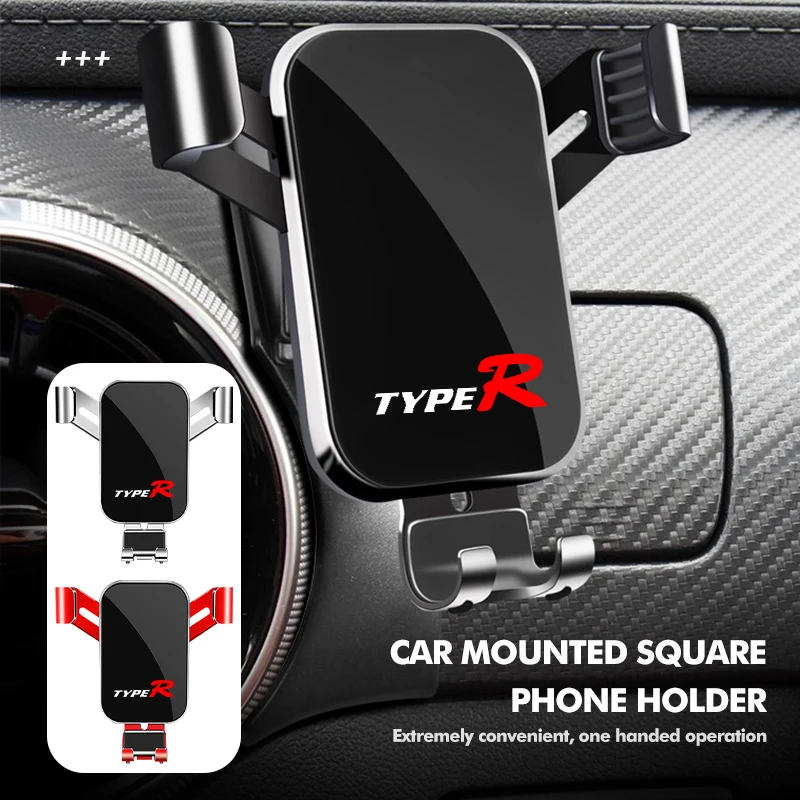 Suporte de Celular para Carro Honda, Suporte de Gravidade para Saída de Ar, Suporte de Celular com Clipe para Ventilação, Mugen Power, Accord, Civic, 