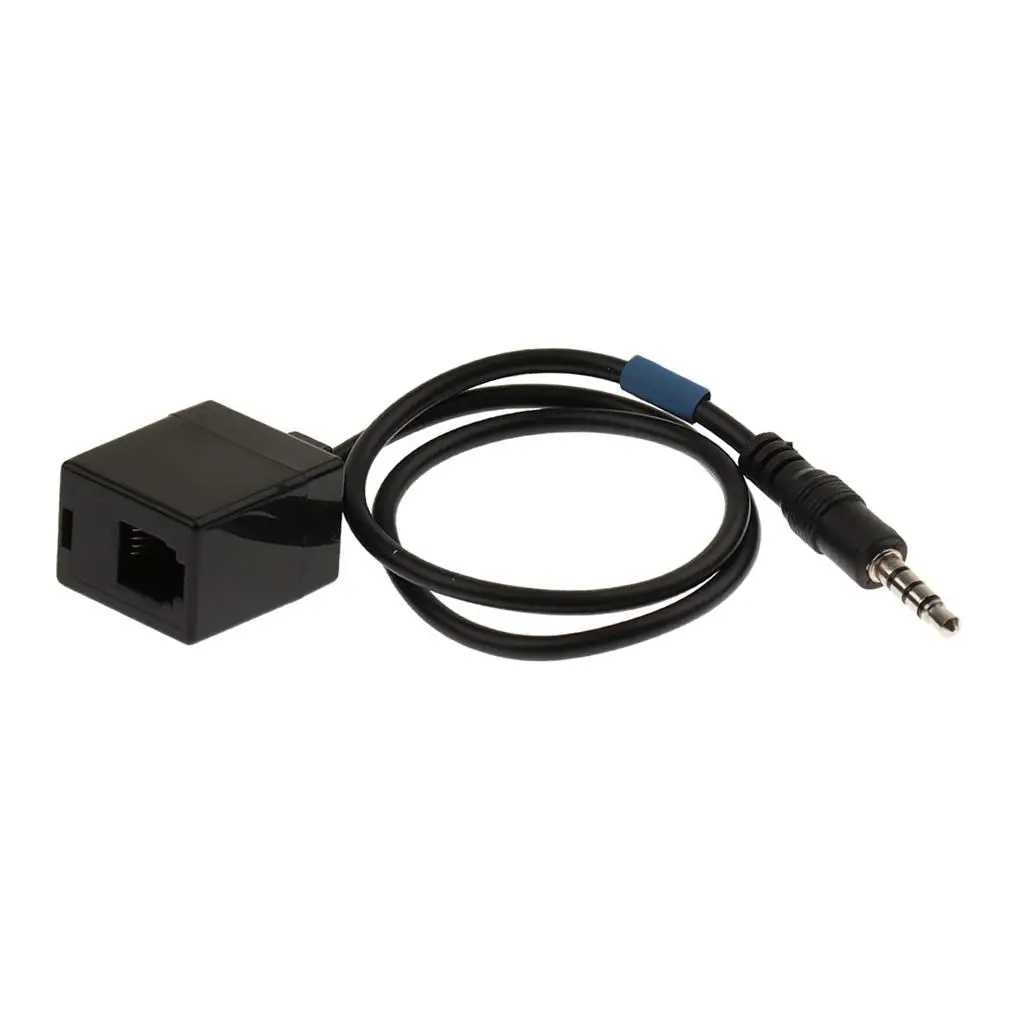 RJ9 Headset Handset Adapter Extension Cord 40cm Audio Transfer Wire for Cisco Telephone Device