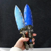 1pc Natural Opal Model Carving, Raw Stone Polishing, Crystal Crafts, Home and Office Decoration, Feng Shui Ornaments 3
