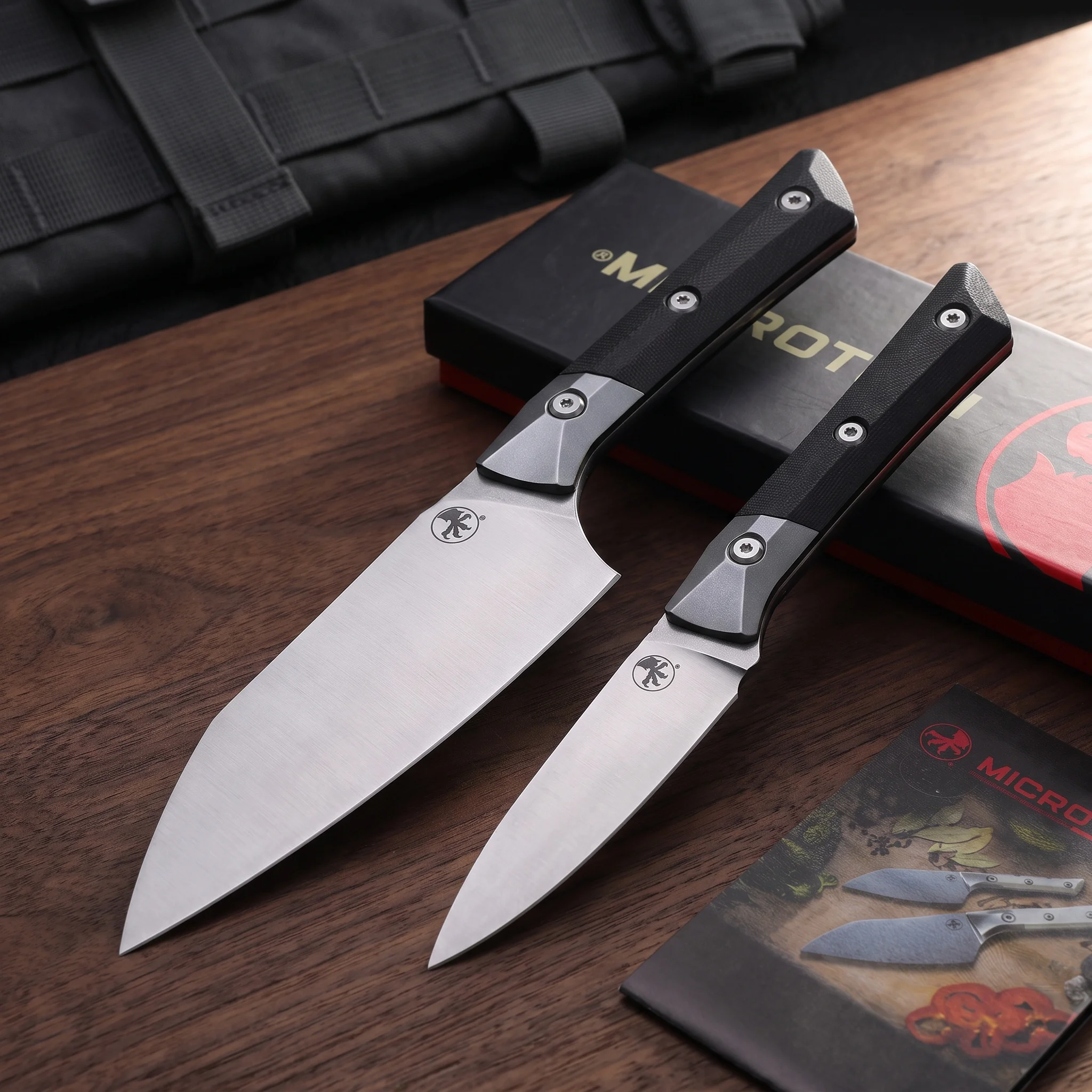 Microtech Three-Dee Outdoor Small Knife - High Hardness, Sharp Kitchen, Household, Camping Multi-functional Tool Knife