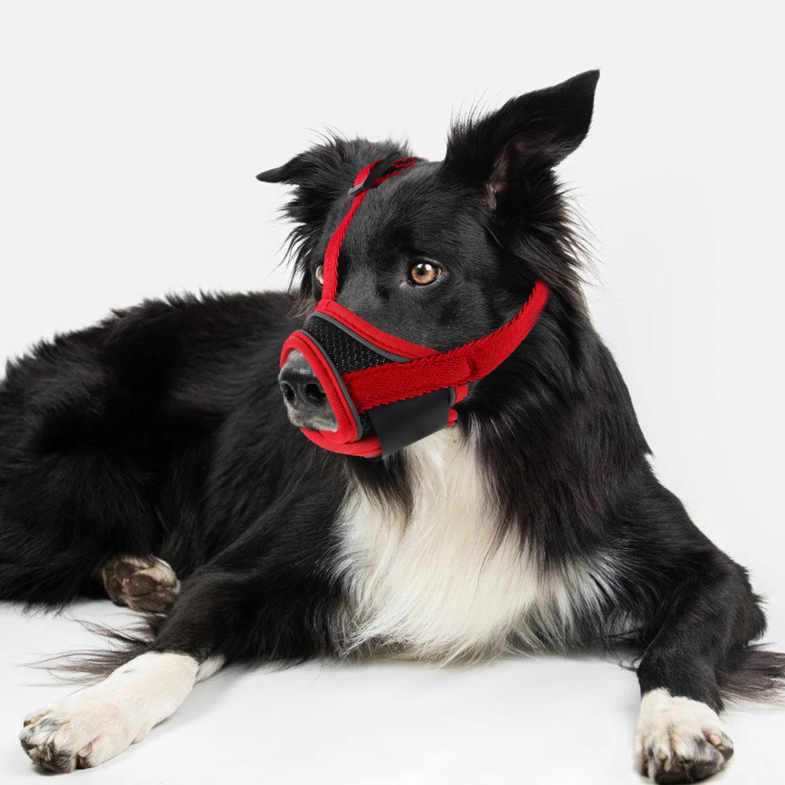 

Dog Muzzle Anti-chew Mouth Cover for Small Dogs Puppy Breathable Pet Mesh Biting Control