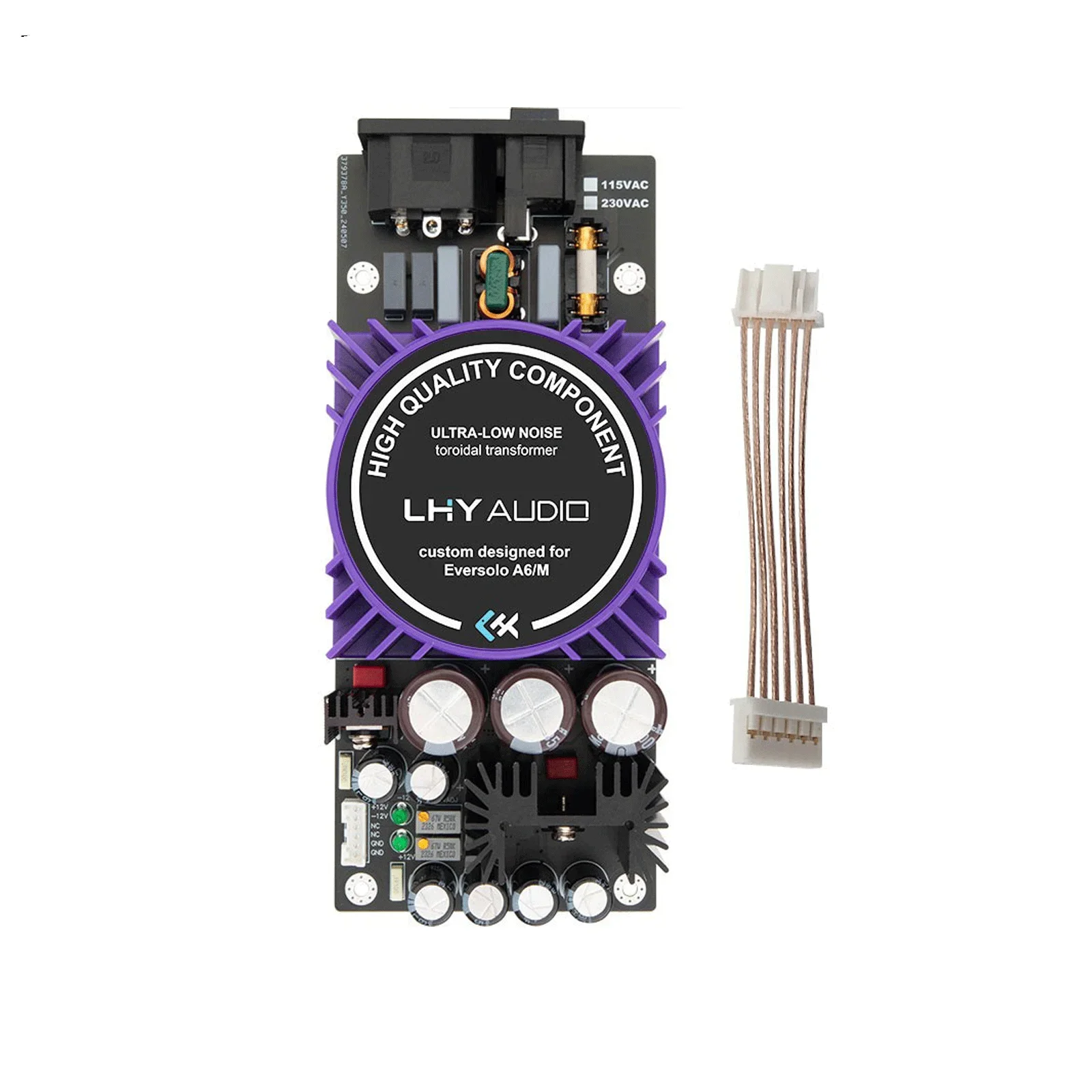 Wishcolor LHY AUDIO LPS-A6 35VA Linear Power Supply with Single Crystal Copper Output Cable for Eversolo DMP-A6