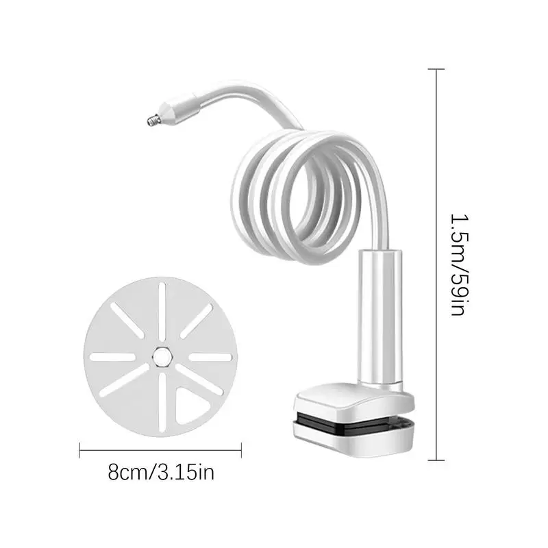 Soporte para Monitor de bebé, soporte para cuna, soporte de brazo largo, abrazadera de Clip Flexible para cuna de guardería, estante de cocina y baño