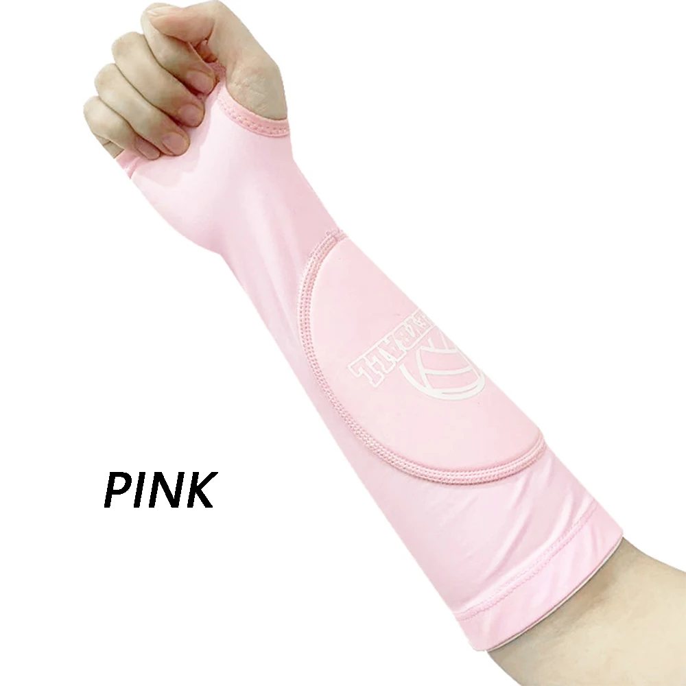 Sports arm protection volleyball training anti-collision sponge pressure breathable sleeve finger sports elbow protection