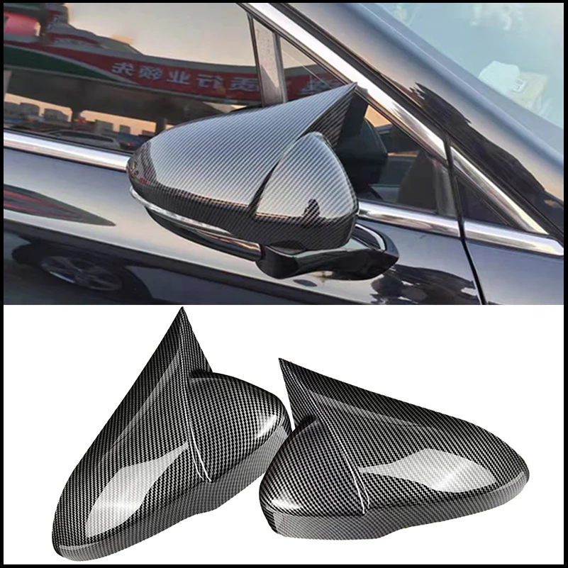 

Car Accessories For Ford Mondeo Fusion MK5 2013~2018 Rearview Mirror Cover Cap Trim With Horn Decoration Auto Styling Parts