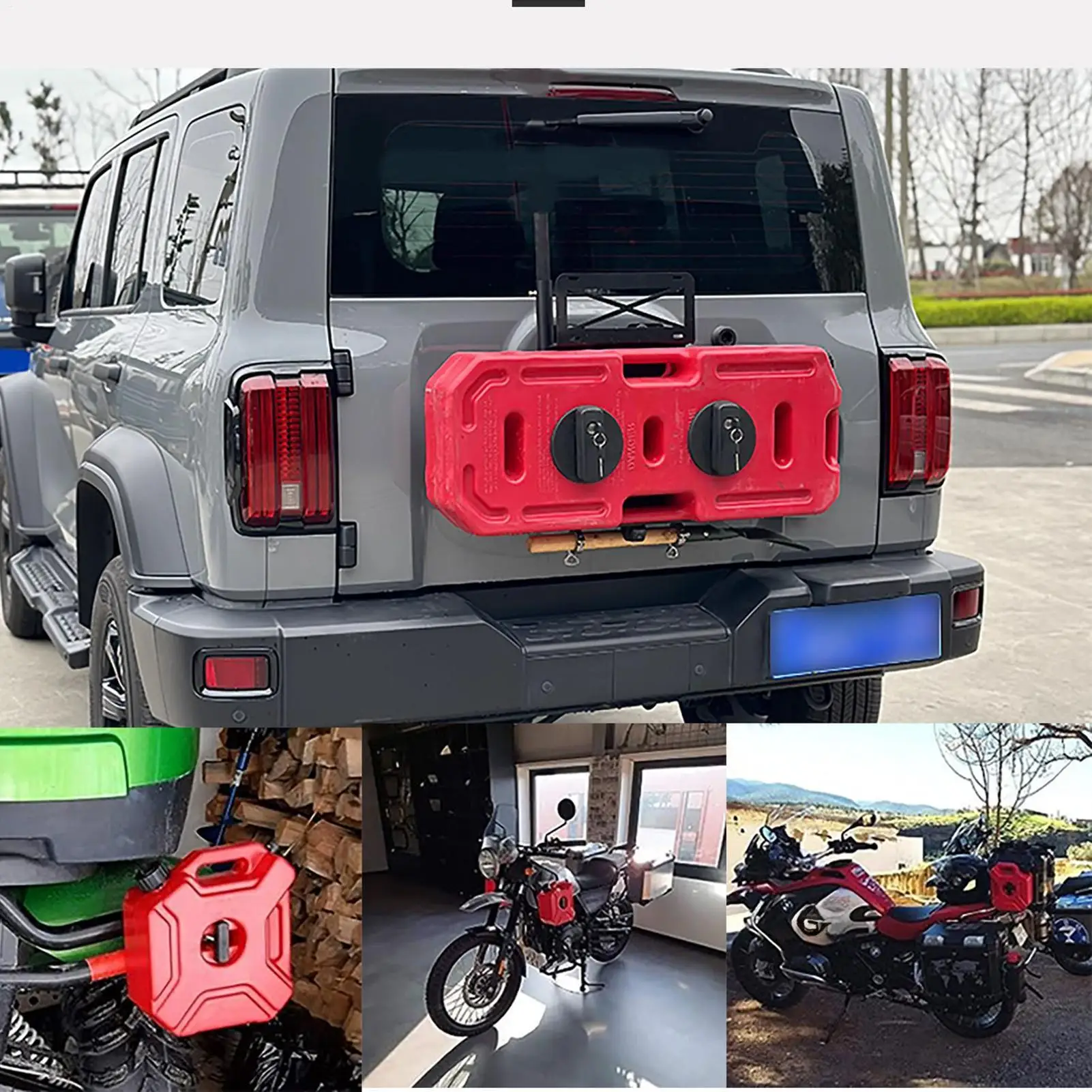 

5L Auto Oil Liquid Container Car Jerrycan Jerry Can Car Oil Cans With Lock Motorcycle Spare Fuel Tank Portable Gas Container