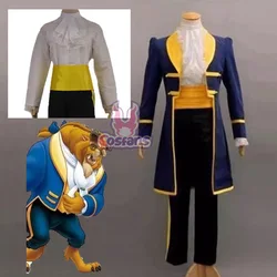 Movie Beauty and the Beast Cosplay Adult Costumes Prince Adam Cosplay Clothes Adam Men Women halloween Party Clothes Suits