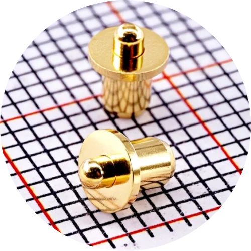 2/5/20 Stück Gesamtdurchmesser 4,0 mm Hochstrom-Pogo-Pin-Stecker 1A 2A 4A 5A Batterie Federbelastete Nadel Testsonde vergoldet – Detail 8