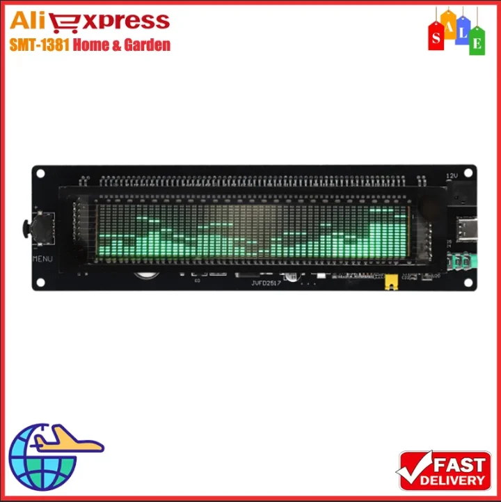 

AK2515 MIC Audio Section Pickup VFD Sound Level Meter VU Display Screen Meter Audio Section Pickup Signal Analyzer Section
